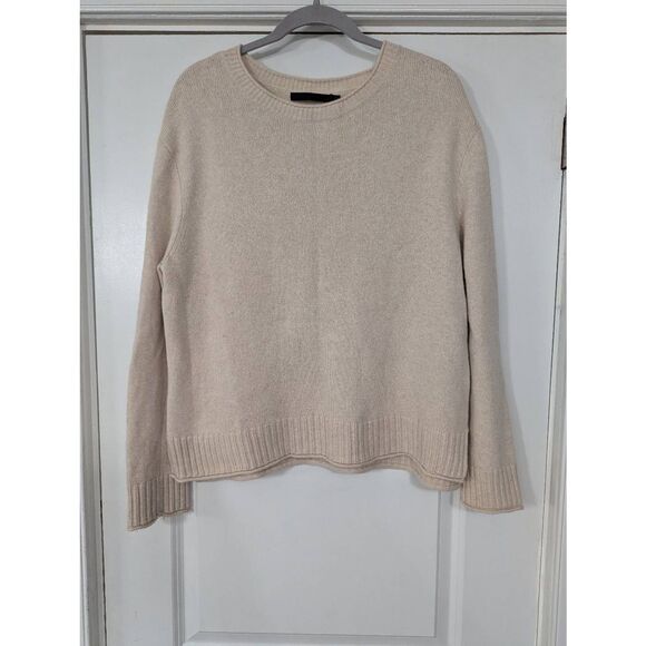 Jenni Kayne Cream Everyday Crew Neck Sweater - Picture 3 of 9